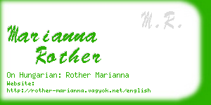 marianna rother business card